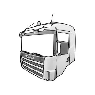 Кабины, каркасы их части для Scania