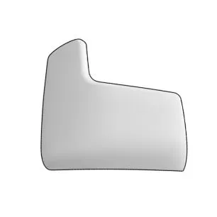 Угол бампера правый Volvo FE 2005-2015