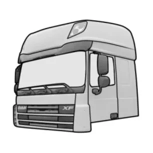 Кабины, каркасы их части DAF XF105 2005-2010