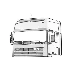 Кабины, каркасы их части для DAF
