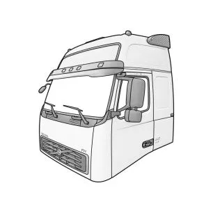 Кабины, каркасы их части для Volvo