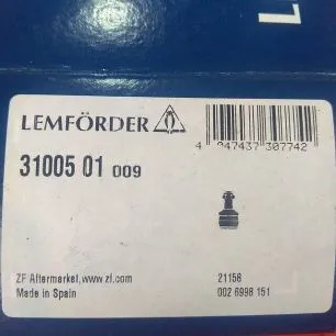 Запчасти LEMFORDER
