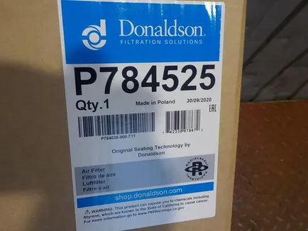 P784525 DONALDSON Фильтр воздушный
