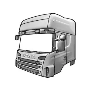Кабина CR19 Top line SCANIA