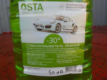 Жидкость стеклоомывающая OSTA