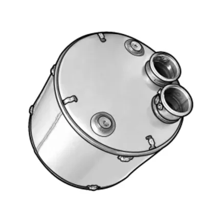 1685172 DAF Глушитель основной