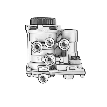 4802040010 WABCO Кран управления тормозами прицепа