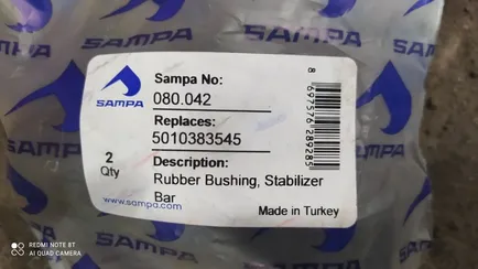 80042 SAMPA Сайлентблок стабилизатора