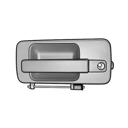66296 AUGER Ручка двери наружная левая