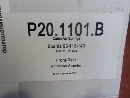P201101B PEGA Амортизатор кабины