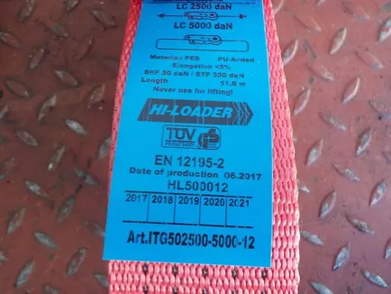 ITG502500500012 ИТГ Ремень крепления груза