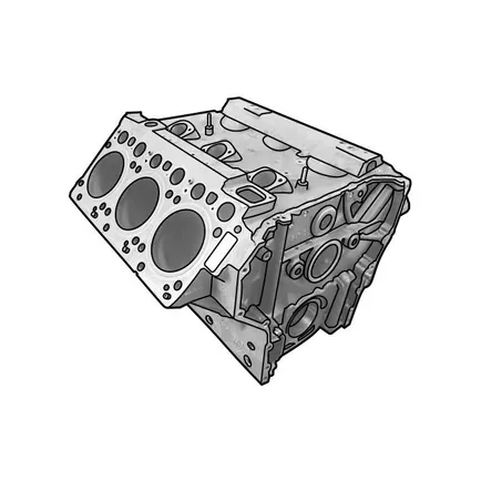 5410100305 MERCEDES Блок двигателя