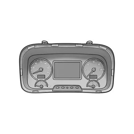 24461821 MERCEDES Панель приборов
