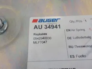AU34941 AUGER Пневмоподушка