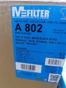 A802 MFILTER Фильтр воздушный