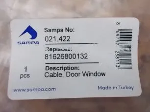 21422 SAMPA Трос замка двери