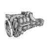 Двигатель Mercedes-Benz Actros MPI